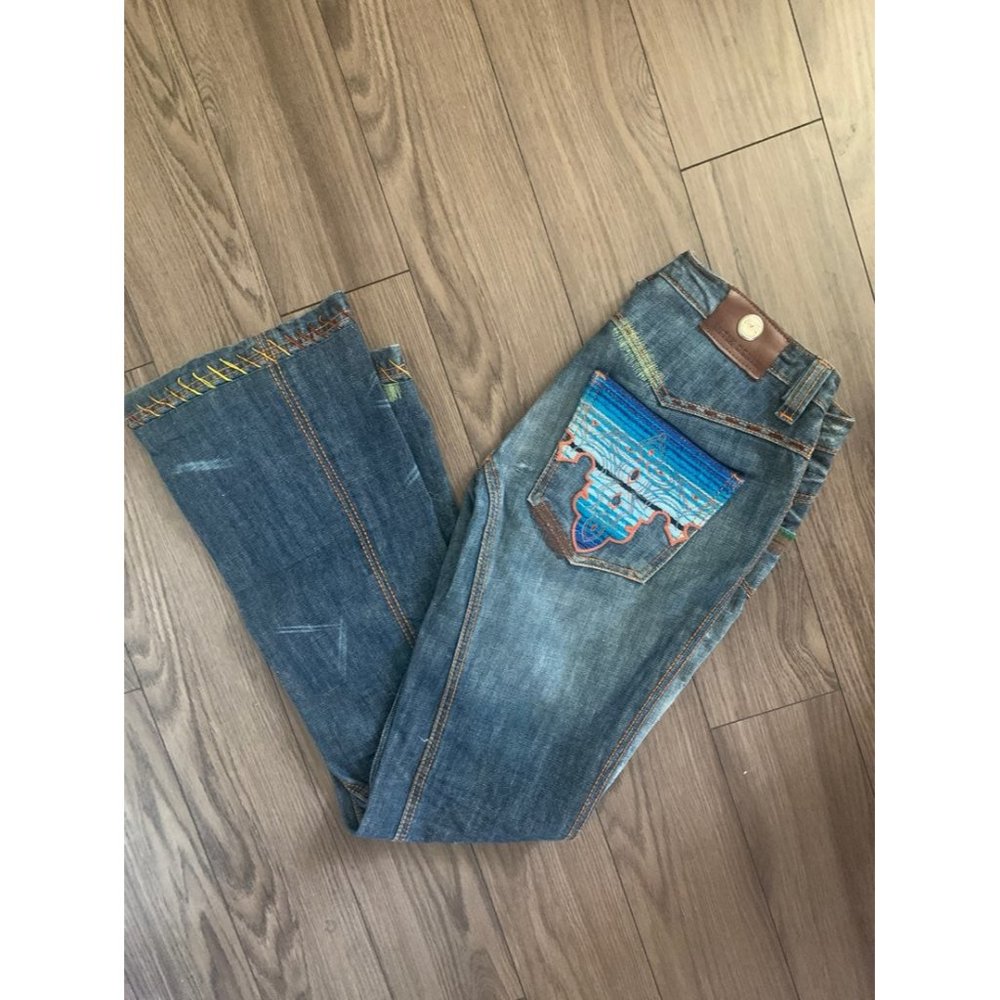 Beautiful Antik Denim Jeans embroidered size 27